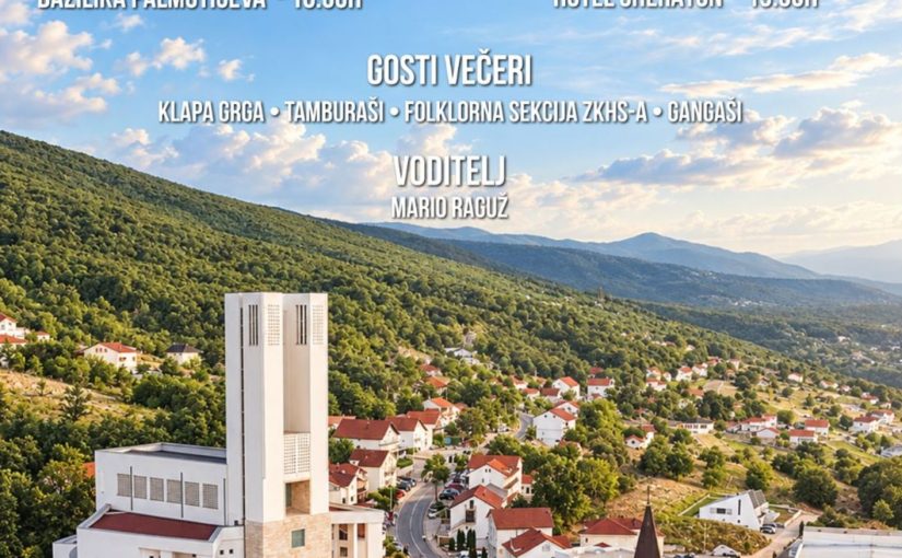 Plakat Posušje u srcu: 41. Posuška misa i 33. Posuška večer, Zagreb, 21. studenoga 2026.